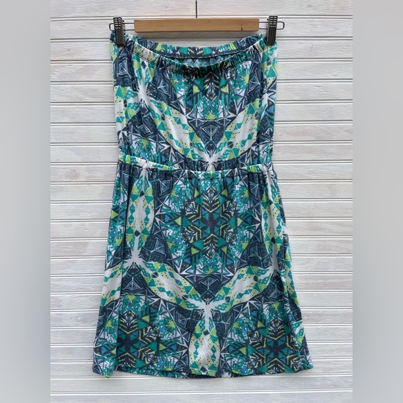Mossimo Sleeveless Print Dress - Size M - Picture 2 of 5